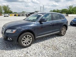 Salvage cars for sale at Barberton, OH auction: 2016 Audi Q5 Premium Plus