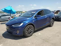 Salvage cars for sale at Grand Prairie, TX auction: 2017 Tesla Model X