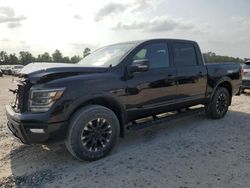 Salvage cars for sale at Houston, TX auction: 2022 Nissan Titan SV