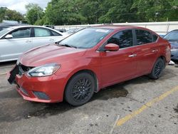 Nissan Sentra Vehiculos salvage en venta: 2016 Nissan Sentra S