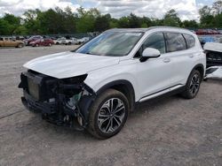 Salvage cars for sale at Madisonville, TN auction: 2019 Hyundai Santa FE Limited