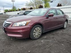 Salvage cars for sale at New Britain, CT auction: 2012 Honda Accord LX
