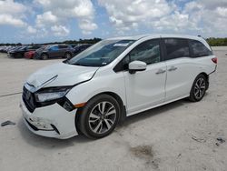 Salvage cars for sale at West Palm Beach, FL auction: 2022 Honda Odyssey Touring
