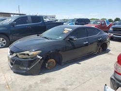 Salvage cars for sale at Grand Prairie, TX auction: 2017 Nissan Maxima 3.5S