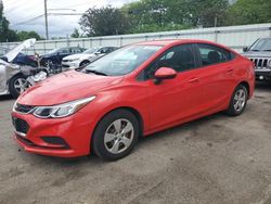 Salvage cars for sale at auction: 2016 Chevrolet Cruze LS