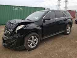 Salvage cars for sale at Elgin, IL auction: 2012 Chevrolet Equinox LS