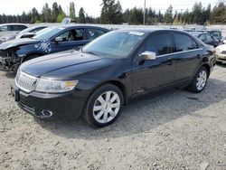 Salvage cars for sale from Copart Graham, WA: 2008 Lincoln MKZ