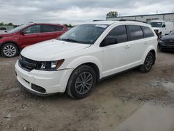 Salvage cars for sale at Kansas City, KS auction: 2018 Dodge Journey SE