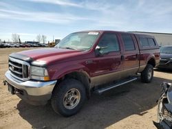 Salvage cars for sale at Rocky View County, AB auction: 2004 Ford F350 SRW Super Duty