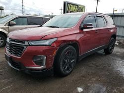 Salvage cars for sale at Chicago Heights, IL auction: 2022 Chevrolet Traverse Premier