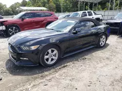 Salvage cars for sale at Savannah, GA auction: 2015 Ford Mustang
