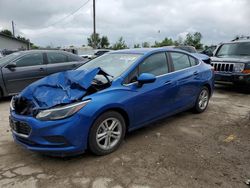 Chevrolet salvage cars for sale: 2017 Chevrolet Cruze LT