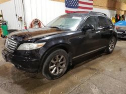 Salvage cars for sale at Anchorage, AK auction: 2007 Infiniti FX35
