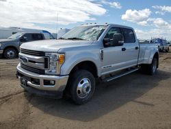 Salvage trucks for sale at Brighton, CO auction: 2017 Ford F350 Super Duty
