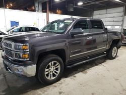 Salvage cars for sale from Copart Blaine, MN: 2015 Chevrolet Silverado K1500 LTZ