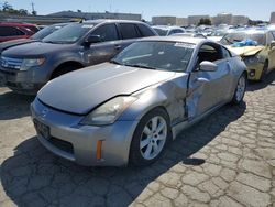Salvage cars for sale at Martinez, CA auction: 2005 Nissan 350Z Coupe
