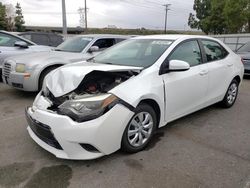 2015 Toyota Corolla L en venta en Rancho Cucamonga, CA