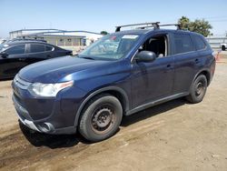 Salvage cars for sale from Copart San Diego, CA: 2015 Mitsubishi Outlander ES