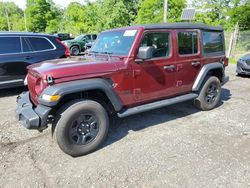 Jeep Wrangler Unlimited Sport salvage cars for sale: 2021 Jeep Wrangler Unlimited Sport