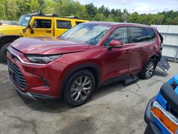 Toyota Grand High salvage cars for sale: 2024 Toyota Grand Highlander XLE