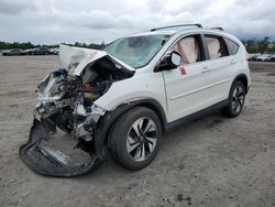Salvage SUVs for sale at auction: 2016 Honda CR-V Touring