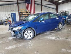 Salvage cars for sale at West Mifflin, PA auction: 2013 Honda Civic LX