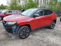 Salvage cars for sale at Candia, NH auction: 2018 Jeep Compass Trailhawk