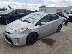 Salvage cars for sale from Copart Kansas City, KS: 2013 Toyota Prius