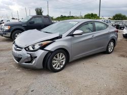 Vehiculos salvage en venta de Copart Miami, FL: 2015 Hyundai Elantra SE