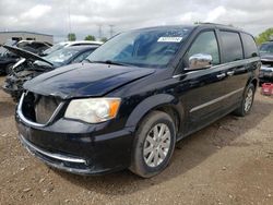 Salvage cars for sale from Copart Elgin, IL: 2012 Chrysler Town & Country Touring L