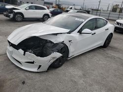 Carros salvage sin ofertas aún a la venta en subasta: 2022 Tesla Model S