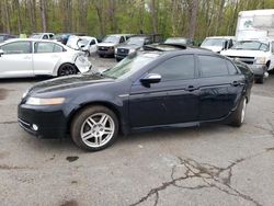 Salvage cars for sale at East Granby, CT auction: 2007 Acura TL