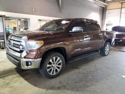 Toyota Tundra salvage cars for sale: 2015 Toyota Tundra Crewmax Limited