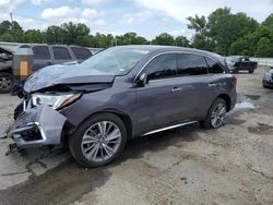 Salvage cars for sale at auction: 2018 Acura MDX Technology
