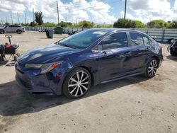 Salvage cars for sale from Copart Miami, FL: 2024 Toyota Corolla LE