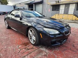 Salvage cars for sale from Copart Miami, FL: 2014 BMW 640 I
