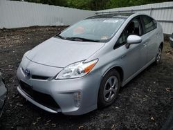 Salvage cars for sale from Copart Windsor, NJ: 2014 Toyota Prius