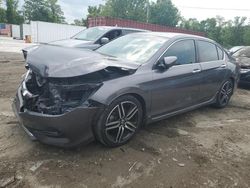Salvage cars for sale from Copart Baltimore, MD: 2017 Honda Accord Sport