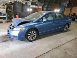 Salvage cars for sale from Copart Albany, NY: 2010 Honda Civic EX