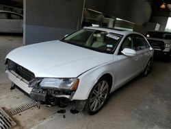 Salvage cars for sale at auction: 2012 Audi A8 L Quattro