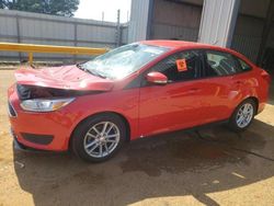 Salvage cars for sale from Copart Longview, TX: 2016 Ford Focus SE