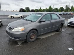 Salvage cars for sale from Copart Portland, OR: 2008 Toyota Corolla CE