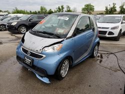 Smart Fortwo Pure salvage cars for sale: 2013 Smart Fortwo Pure
