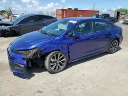 Salvage cars for sale at Homestead, FL auction: 2021 Toyota Corolla SE