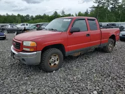 Salvage trucks for sale at Windham, ME auction: 2004 GMC New Sierra K1500