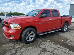 Salvage trucks for sale at Woodhaven, MI auction: 2012 Dodge RAM 1500 ST