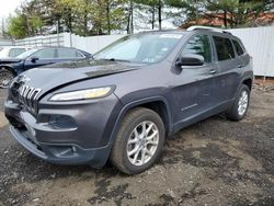 Salvage cars for sale at New Britain, CT auction: 2018 Jeep Cherokee Latitude Plus