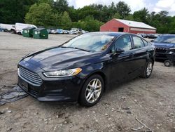 Salvage cars for sale at Mendon, MA auction: 2013 Ford Fusion SE