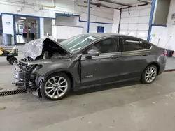 Buy Salvage Cars For Sale now at auction: 2017 Ford Fusion SE Hybrid