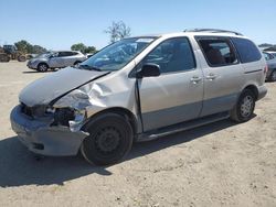 Salvage cars for sale from Copart San Martin, CA: 2001 Toyota Sienna LE